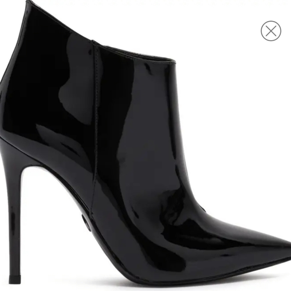 MICHAEL KORS women shoes black leather Antonia patent Bootie ankle boot - Picture 6 of 6